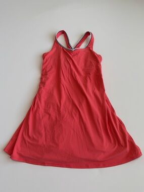 All In Motion Everyday Soft Active Dress Coral Size Medium Tennis Golf Racerback